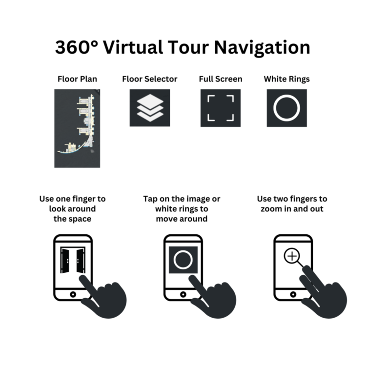 Mobile Device Navigation with icons 