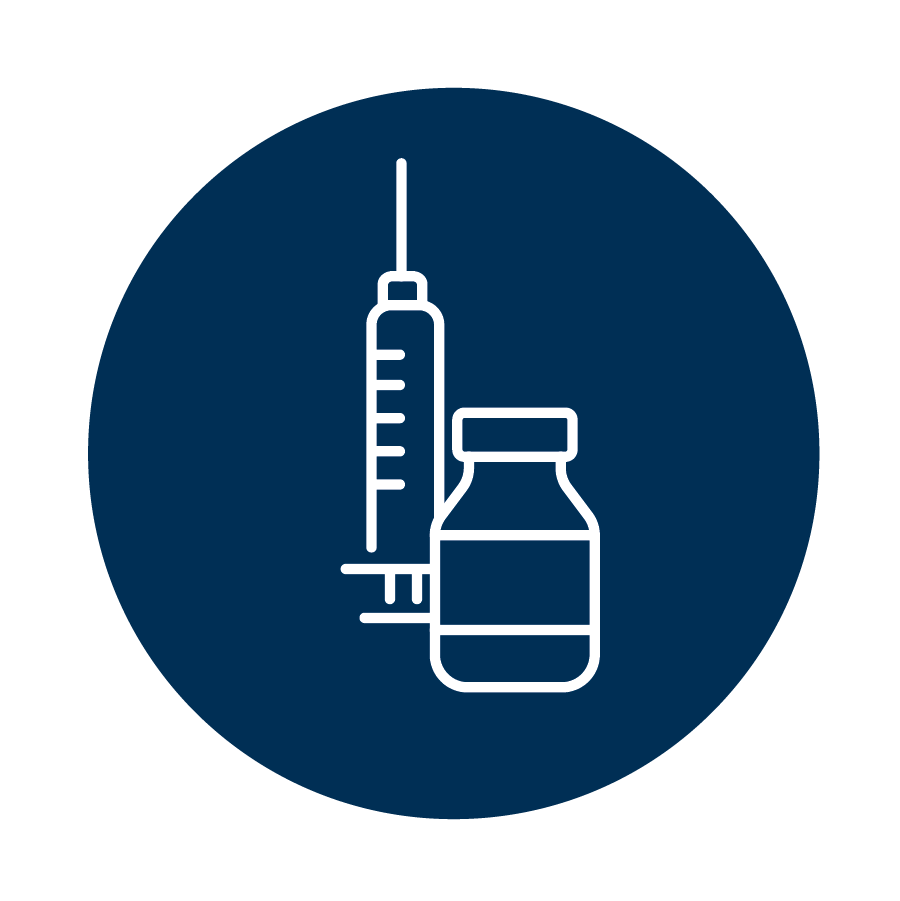 vaccine vial and needle (c) CancerCare Manitoba