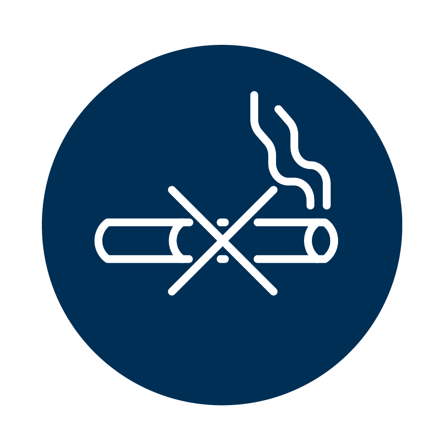 cigarette smoking with an x through the image (c) CancerCare Manitoba